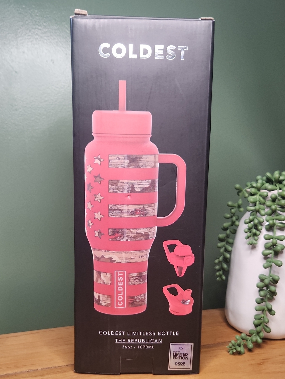 Coldest Limitless Bottle Limited Edition The Republican 36 Oz.